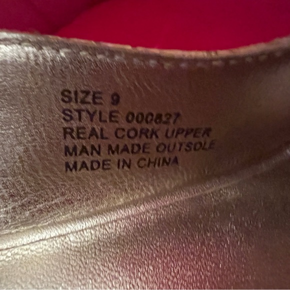 Cork wedges size 9 - Picture 5 of 5